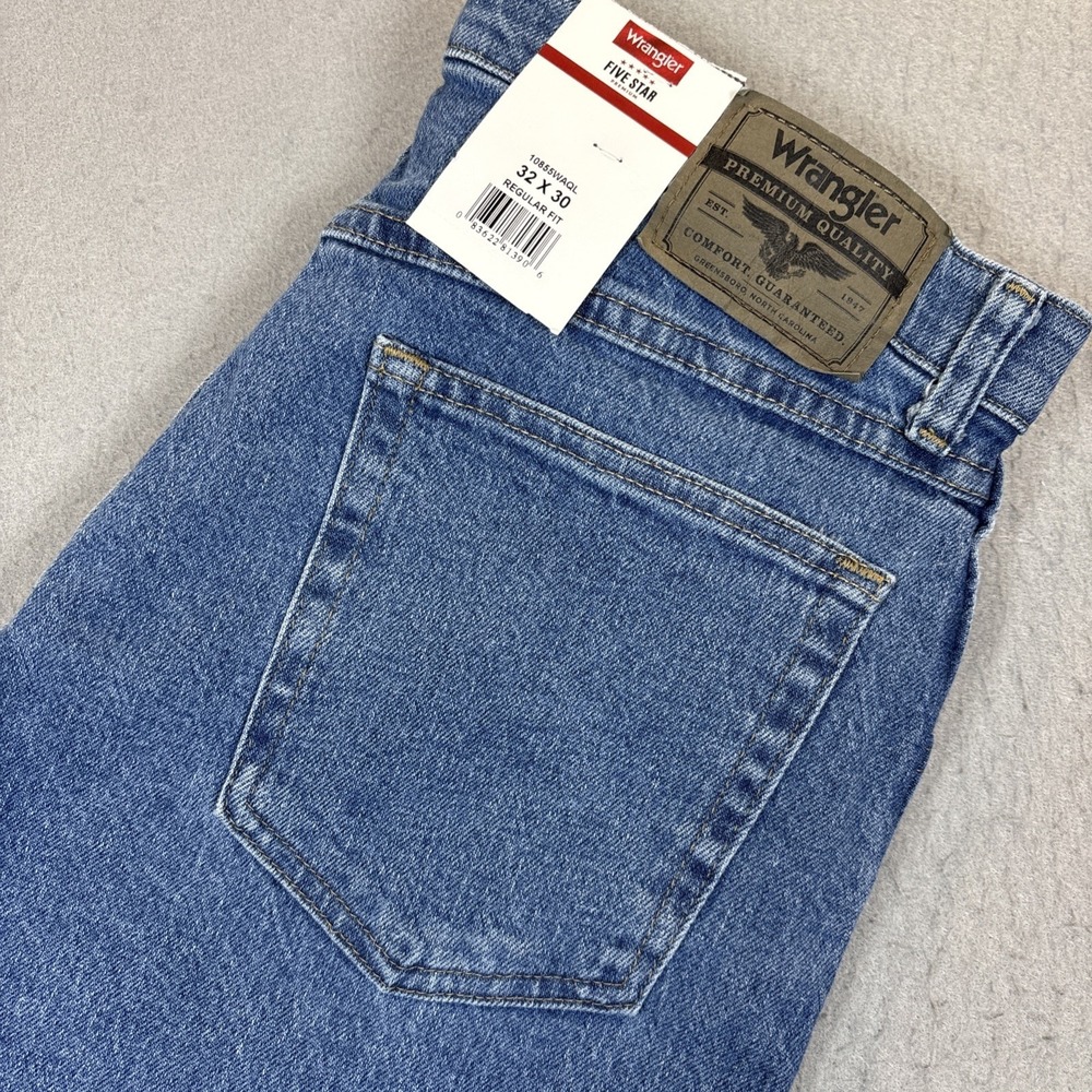 Men's Wrangler Regular Fit Comfort Flex Waistband Jean NWT 10855WAQL
